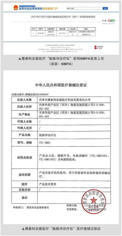 破局电生理治疗“无人区” 鹰泰利安康陡脉冲治疗仪获批上市，填补国内技术空白